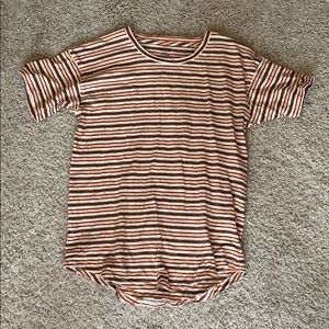 Stripped Madewell Crew Neck Tee